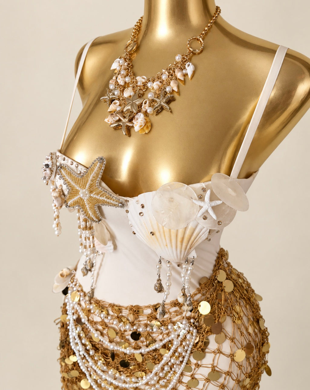 Opulence Mermaid Dress & Crown