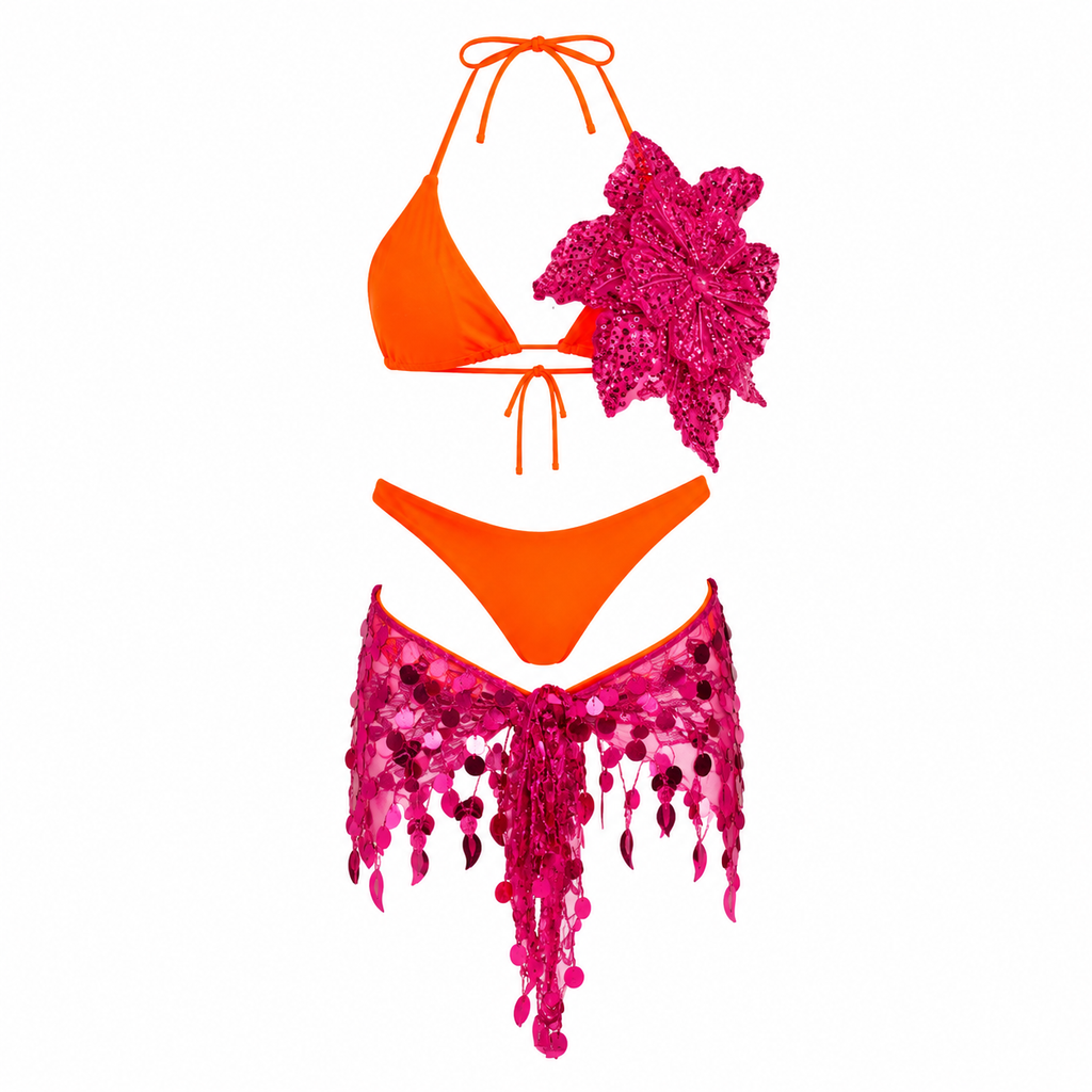 Auriella Mist Citrus Bikini & Skirt