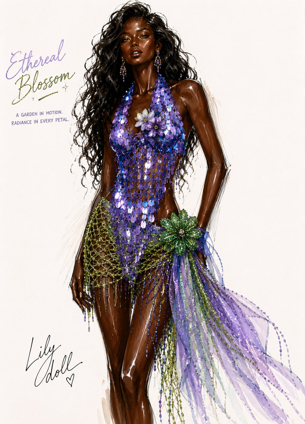 PRE ORDER Ethereal Blossom Full Outfit image 1
