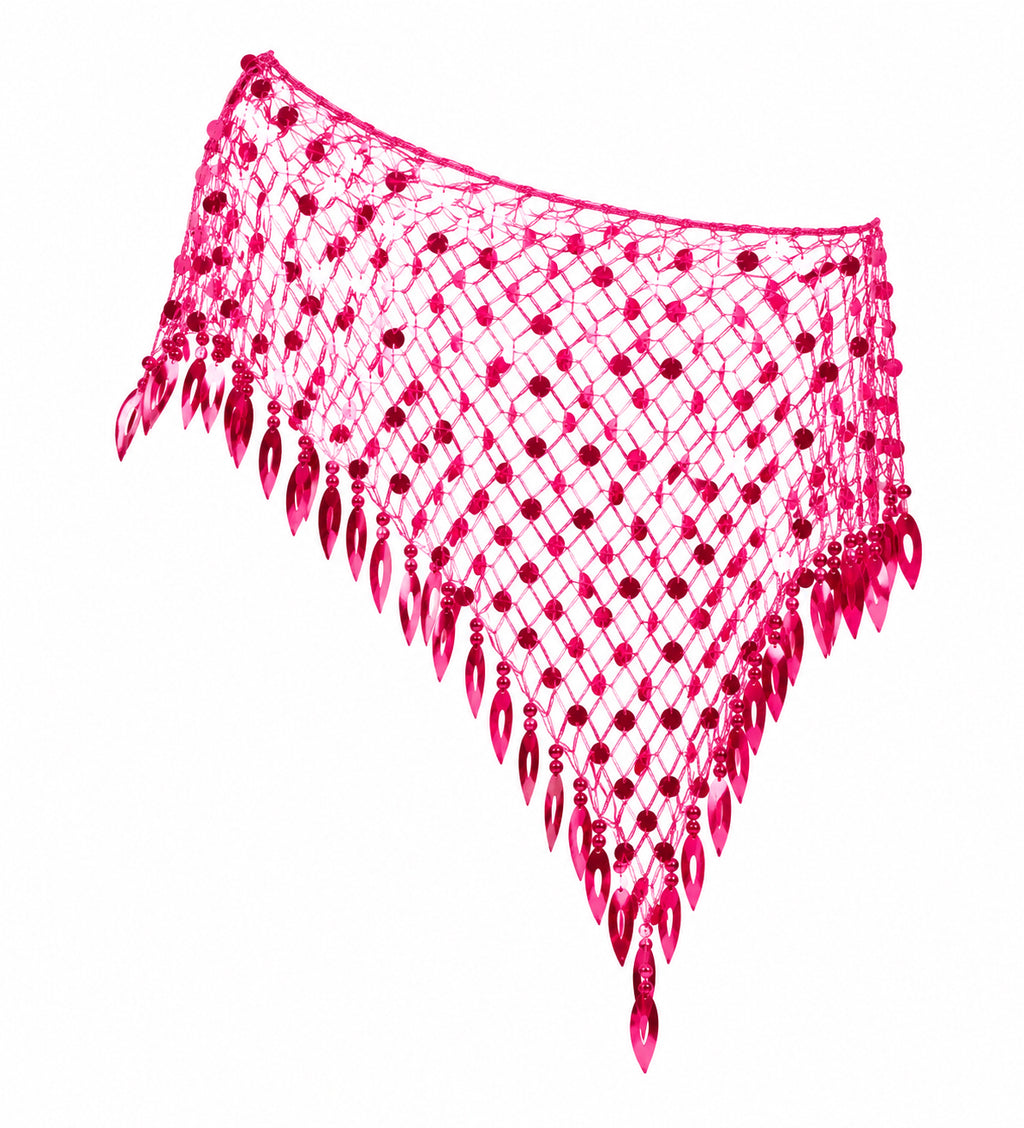 The Pink Goddess Poncho Shawl image 0