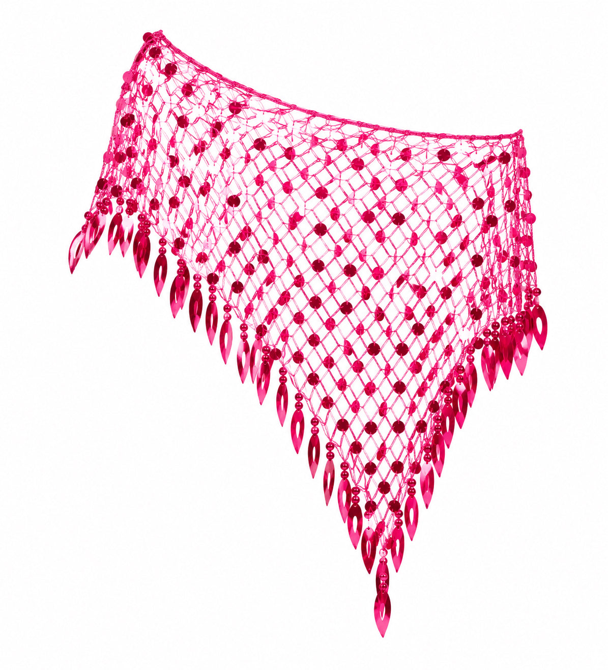 The Pink Goddess Poncho Shawl image 0