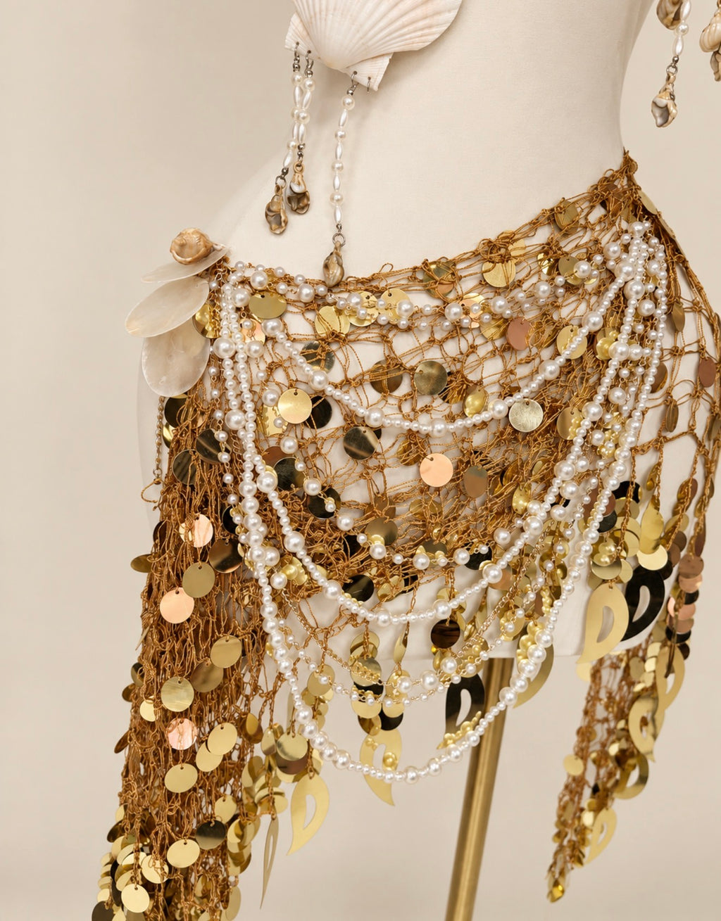 Opulence Mermaid Dress & Crown