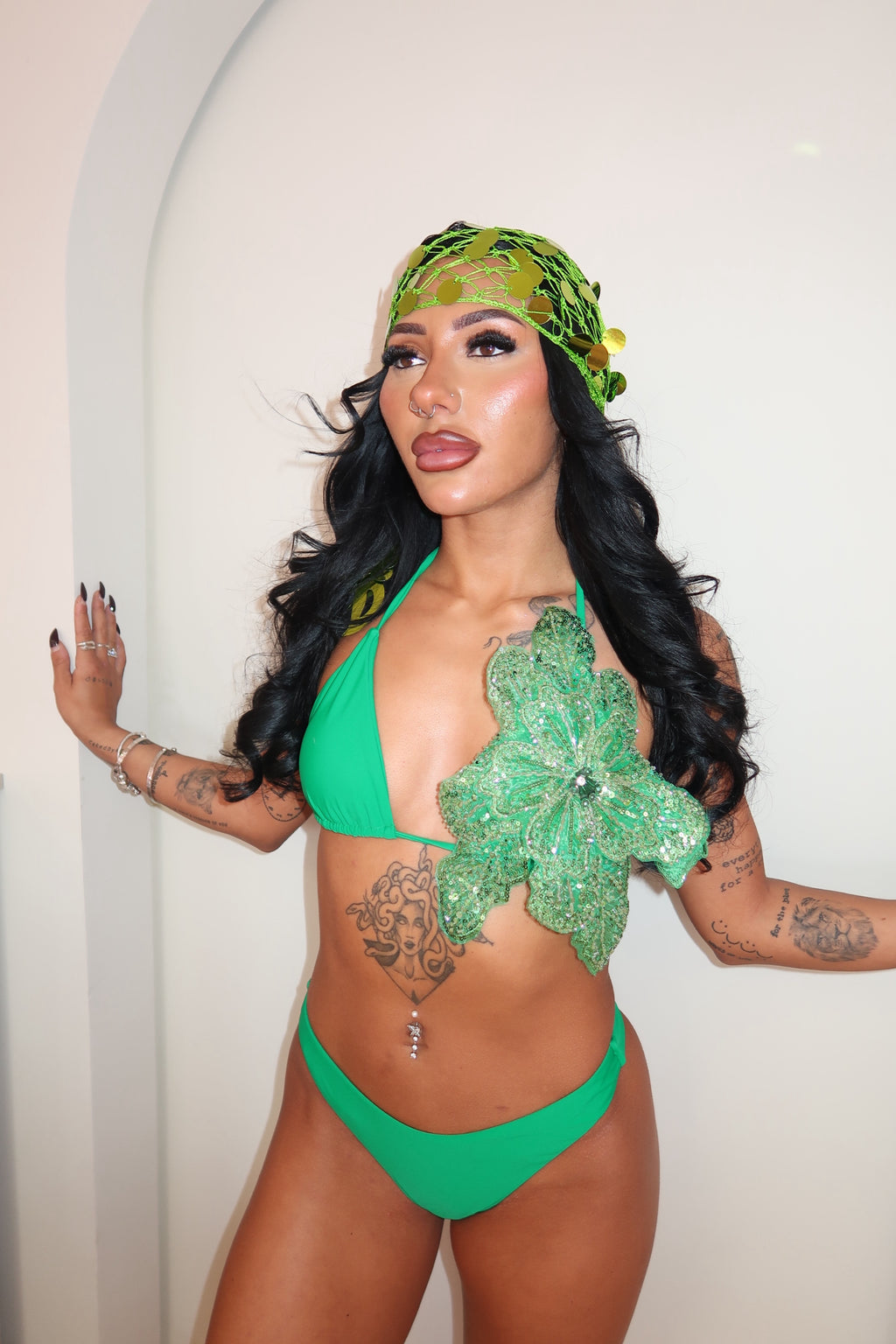 Auriella Mist Bikini Green image 1