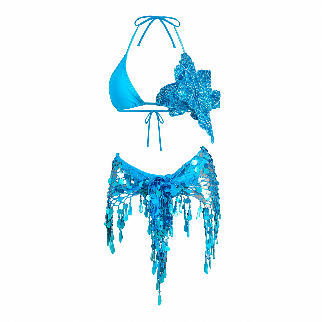 Auriella Mist Bikini & Skirt Aqua