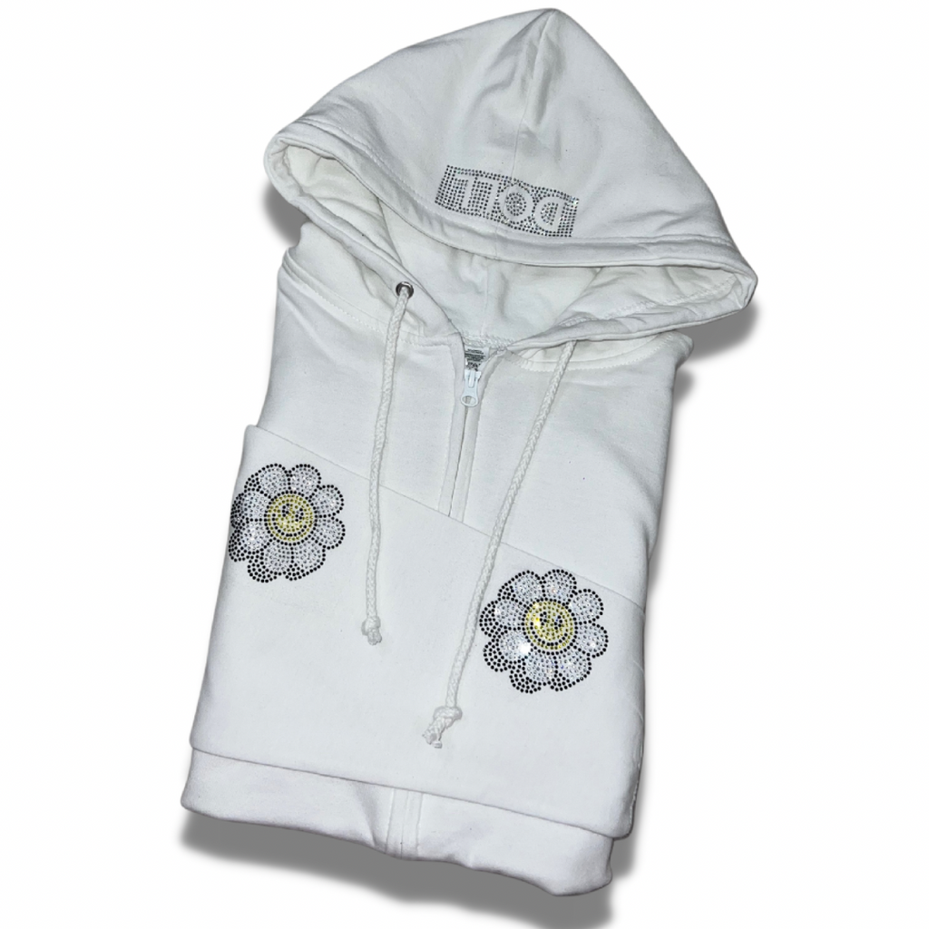 Daisy Doll Zip Up Hoodie image 0