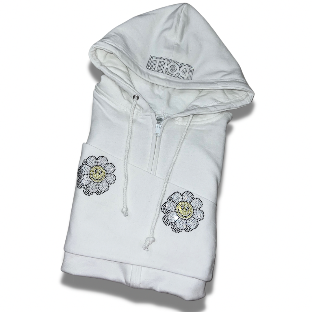 Daisy Doll Zip Up Hoodie image 0