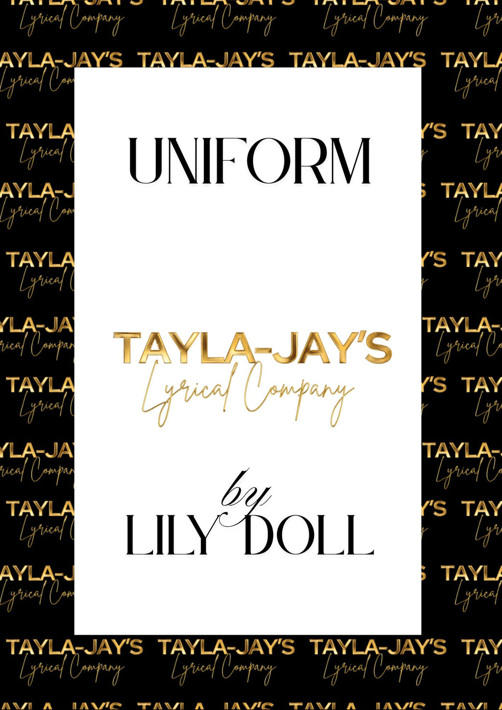 Tayla-Jay's Lyrical Company BASICS Uniform image 1