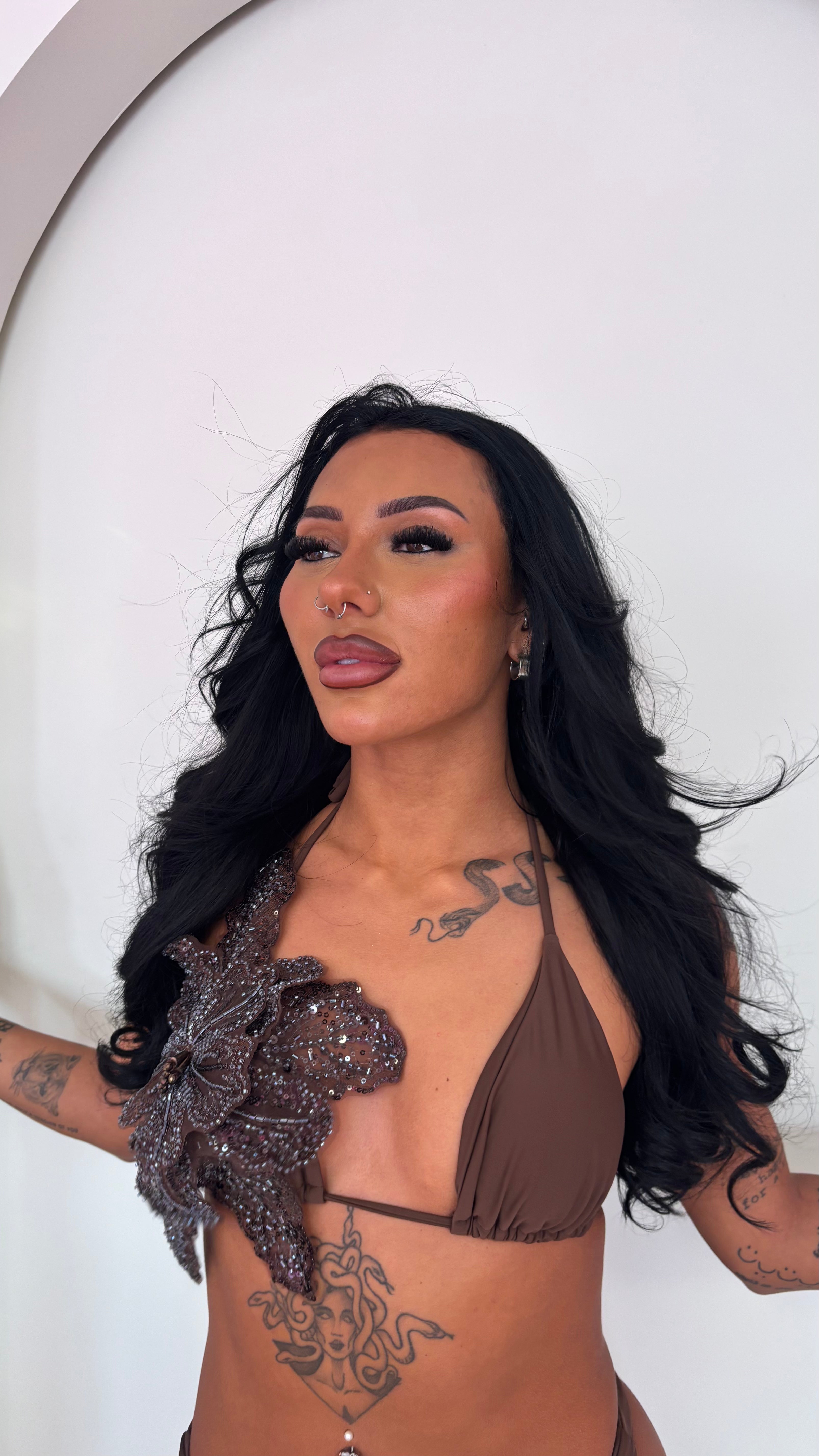 Auriella Mist Bikini Brown image 2