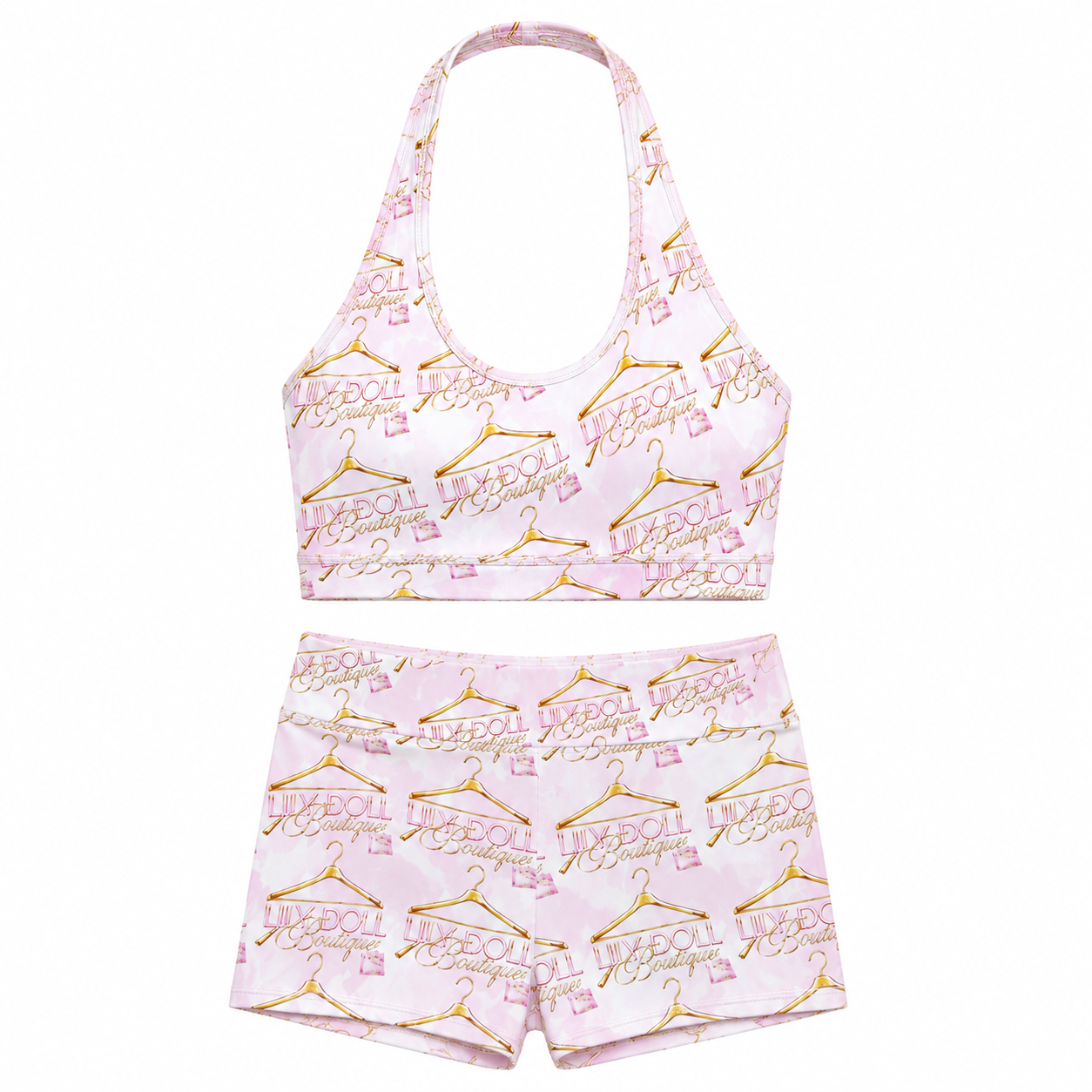 Lily Doll Halter Activewear Set
