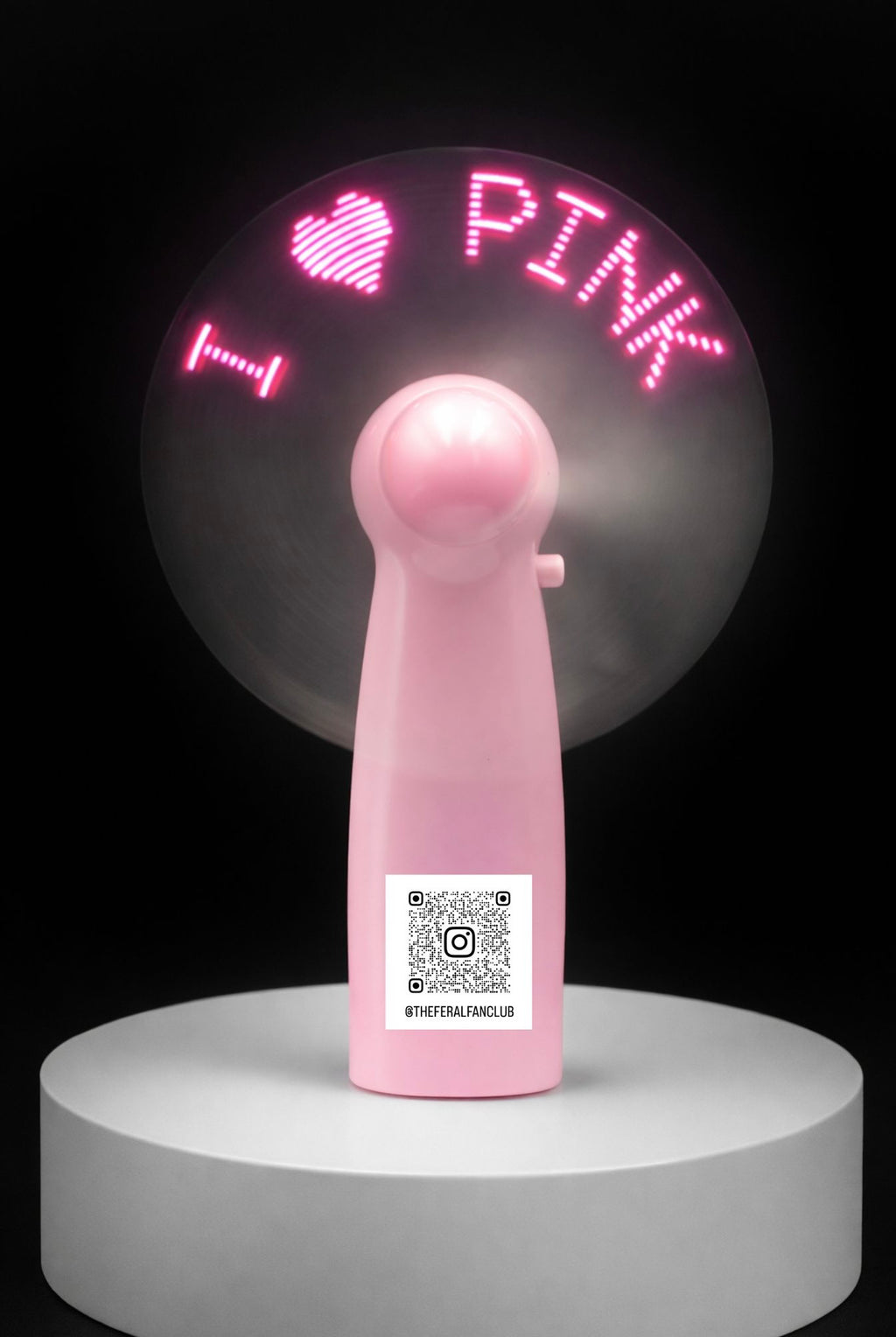 I LOVE PINK L.E.D Fan image 0