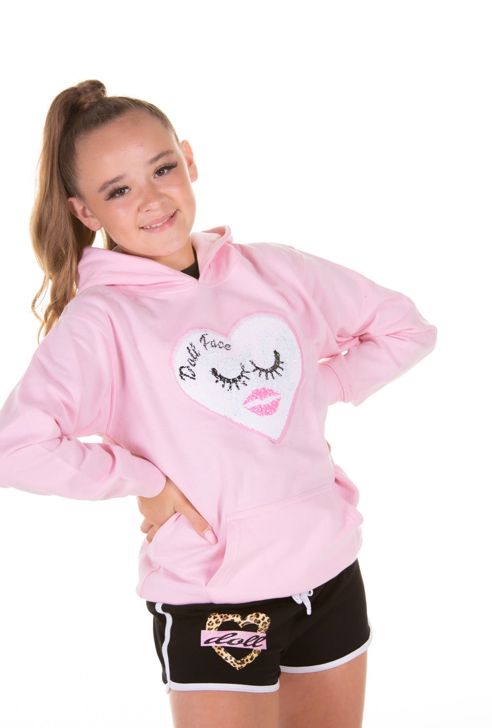 Switch It Reversible Sequin Hoodie image 1