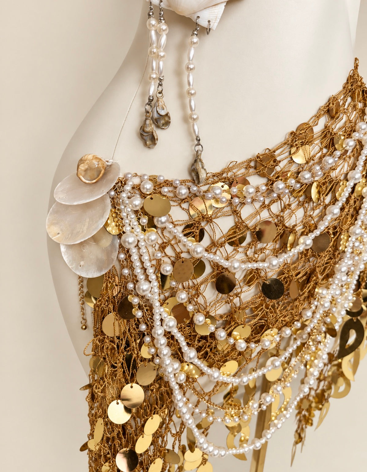 Opulence Mermaid Dress & Crown