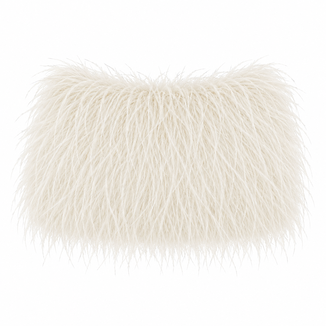 Oceara Feather Skirt Ivory Cloud