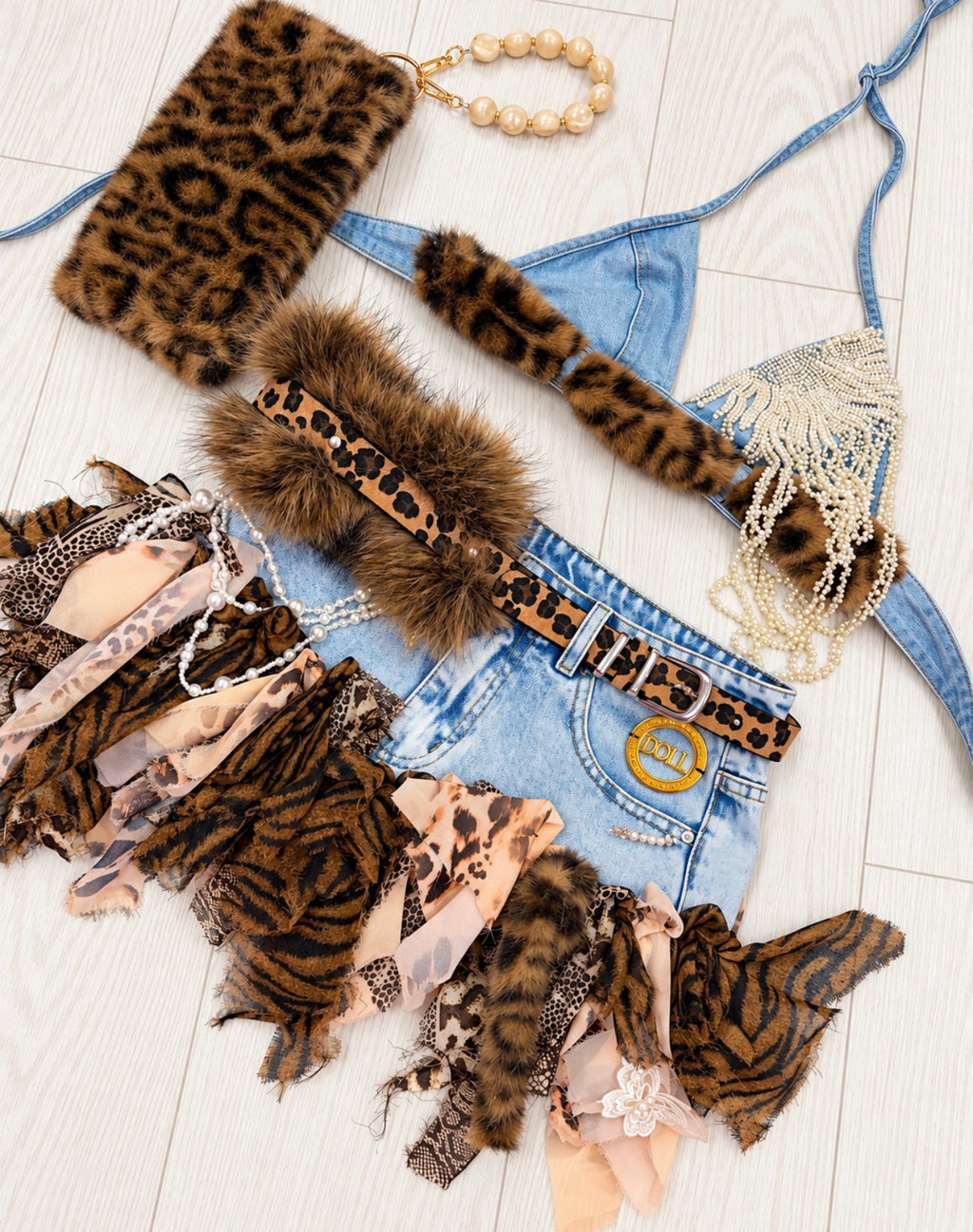 Leopard Lyla Outfit With Bag