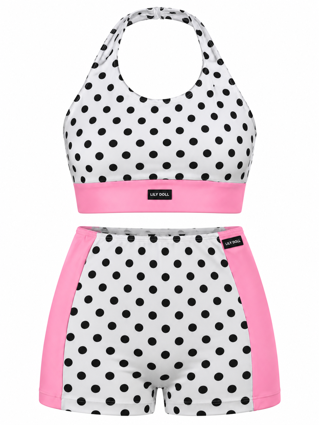Pink & Polka Dot Two-Piece Set