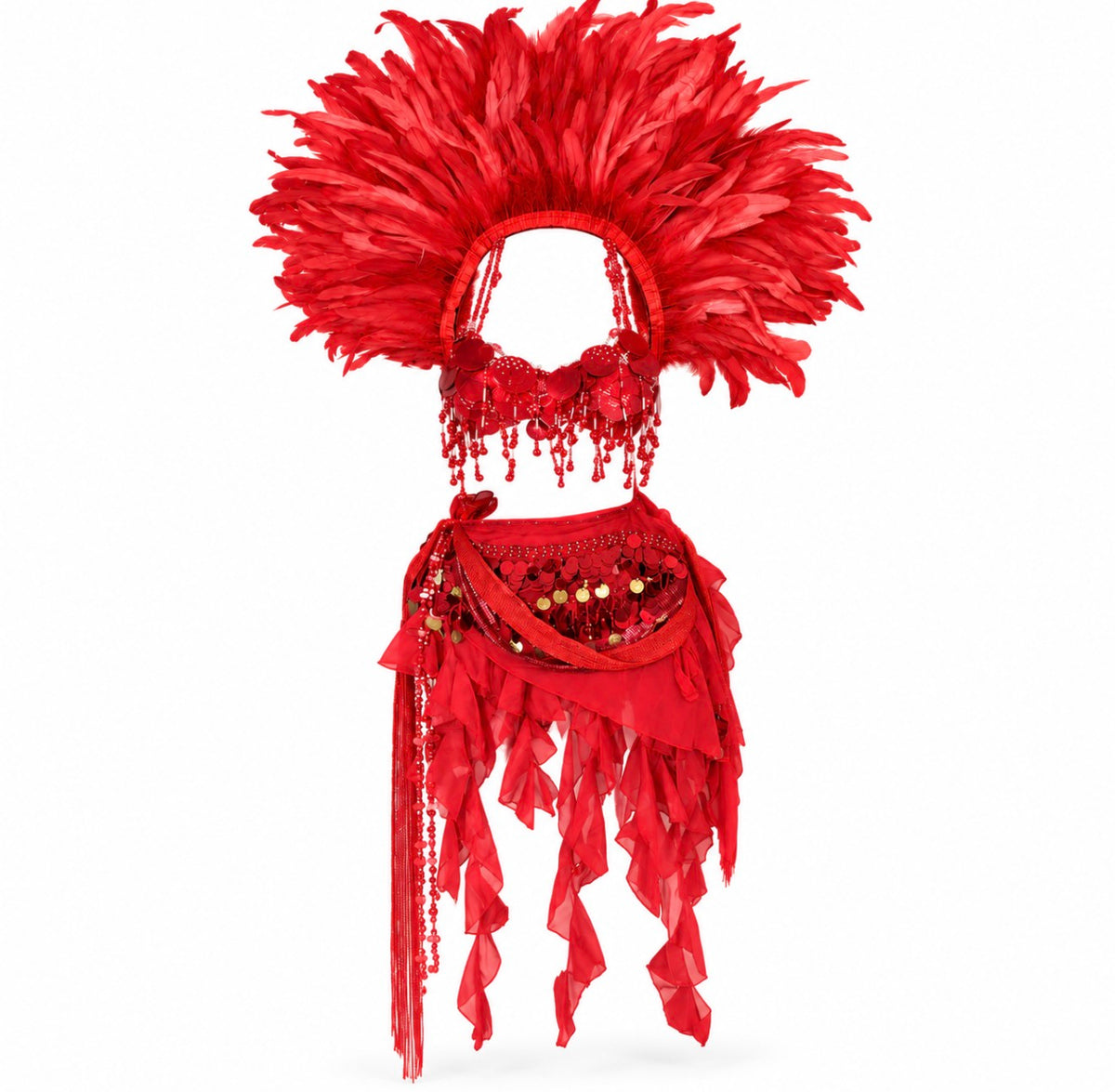 Red Showgirl Costume
