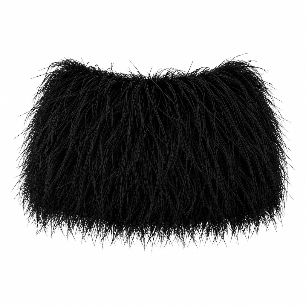 Oceara Feather Skirt Black