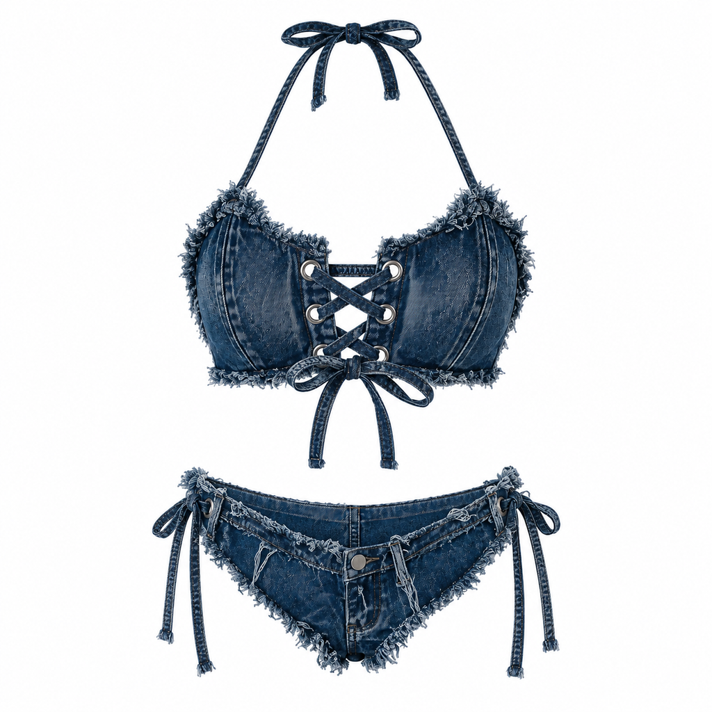 Denim Bikini Set