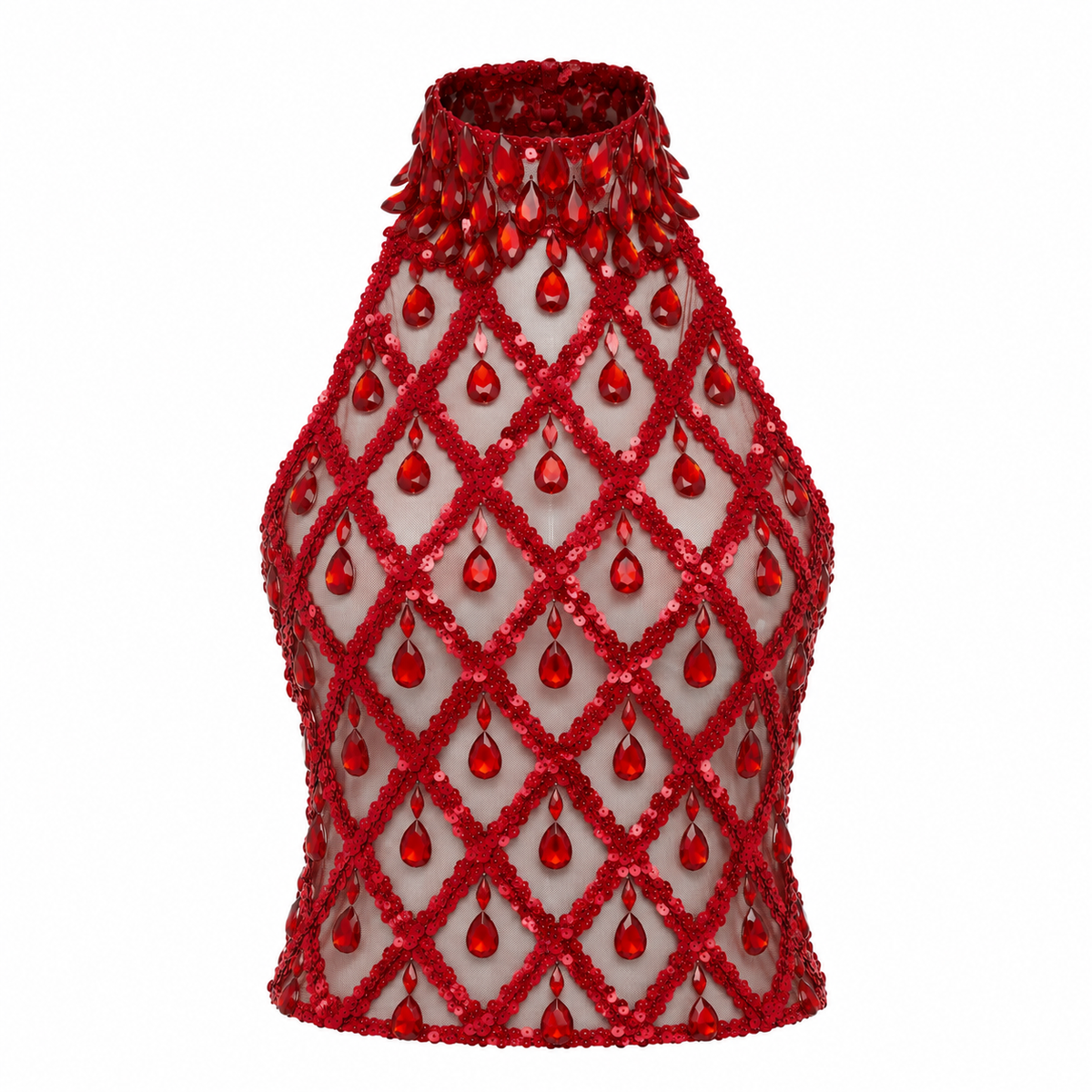 Ruby Rodeo Crystal Top