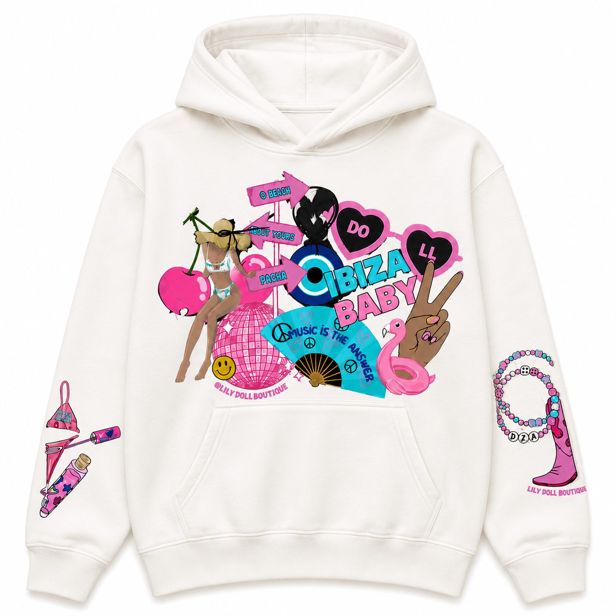 IBIZA BABY White Hoodie
