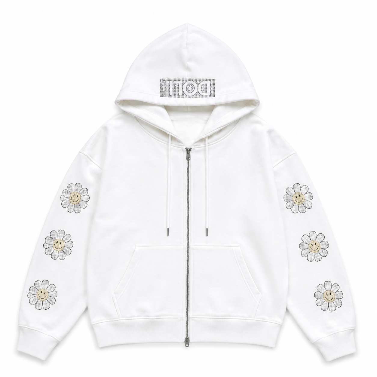 Daisy Doll Zip Up Hoodie