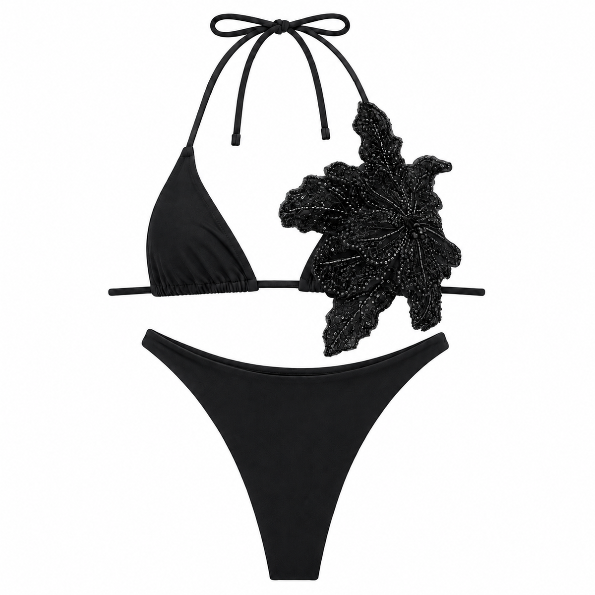 Auriella Mist Bikini Black