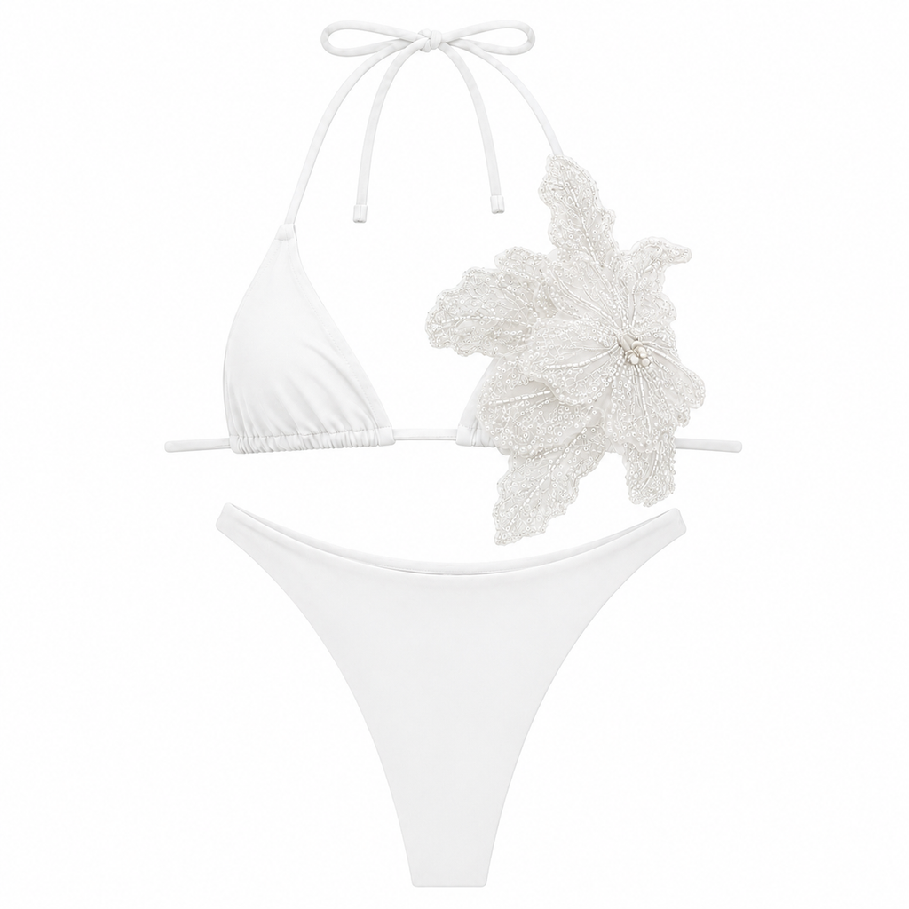 Auriella Mist Bikini White
