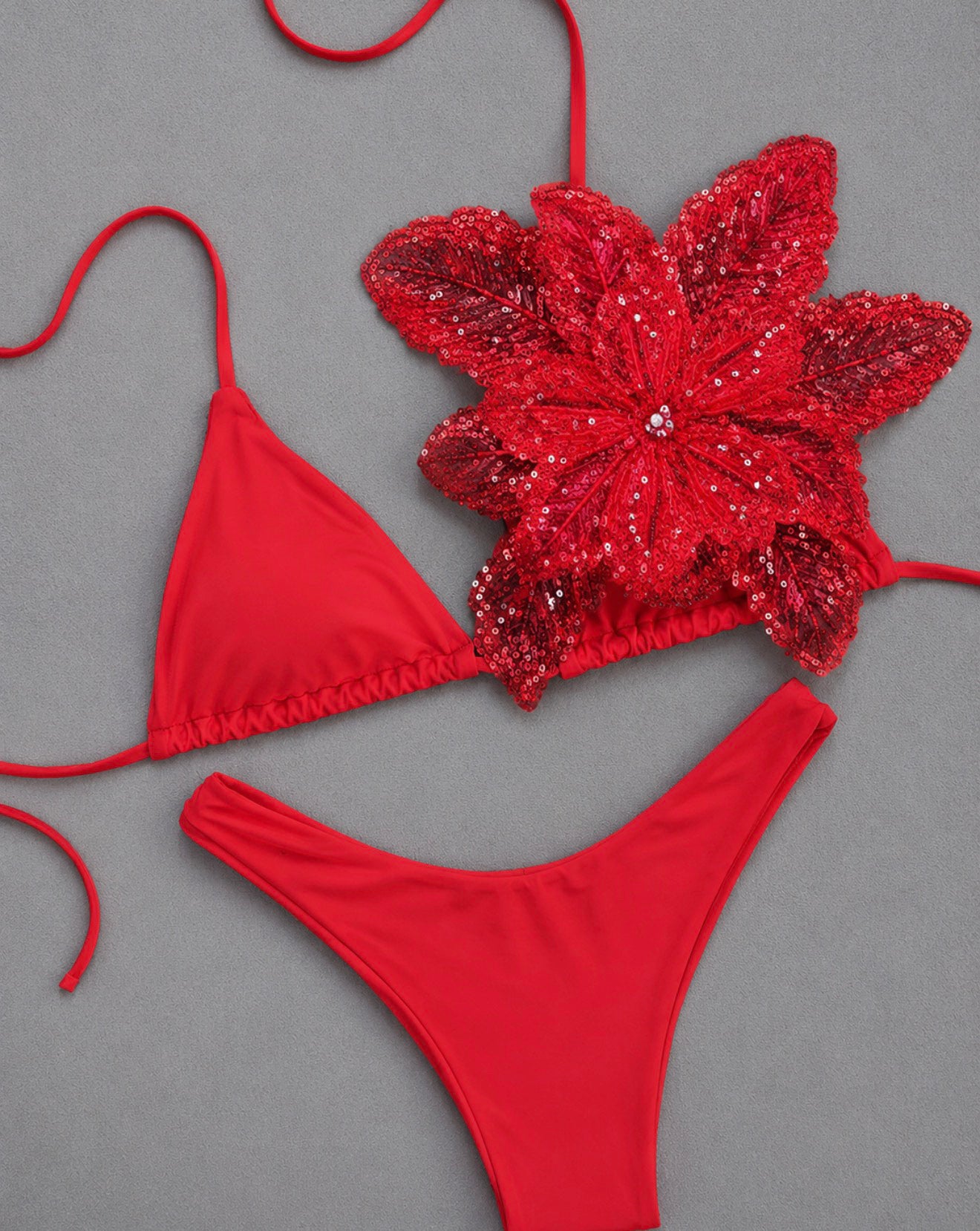  Auriella Mist Red Bikini image 0