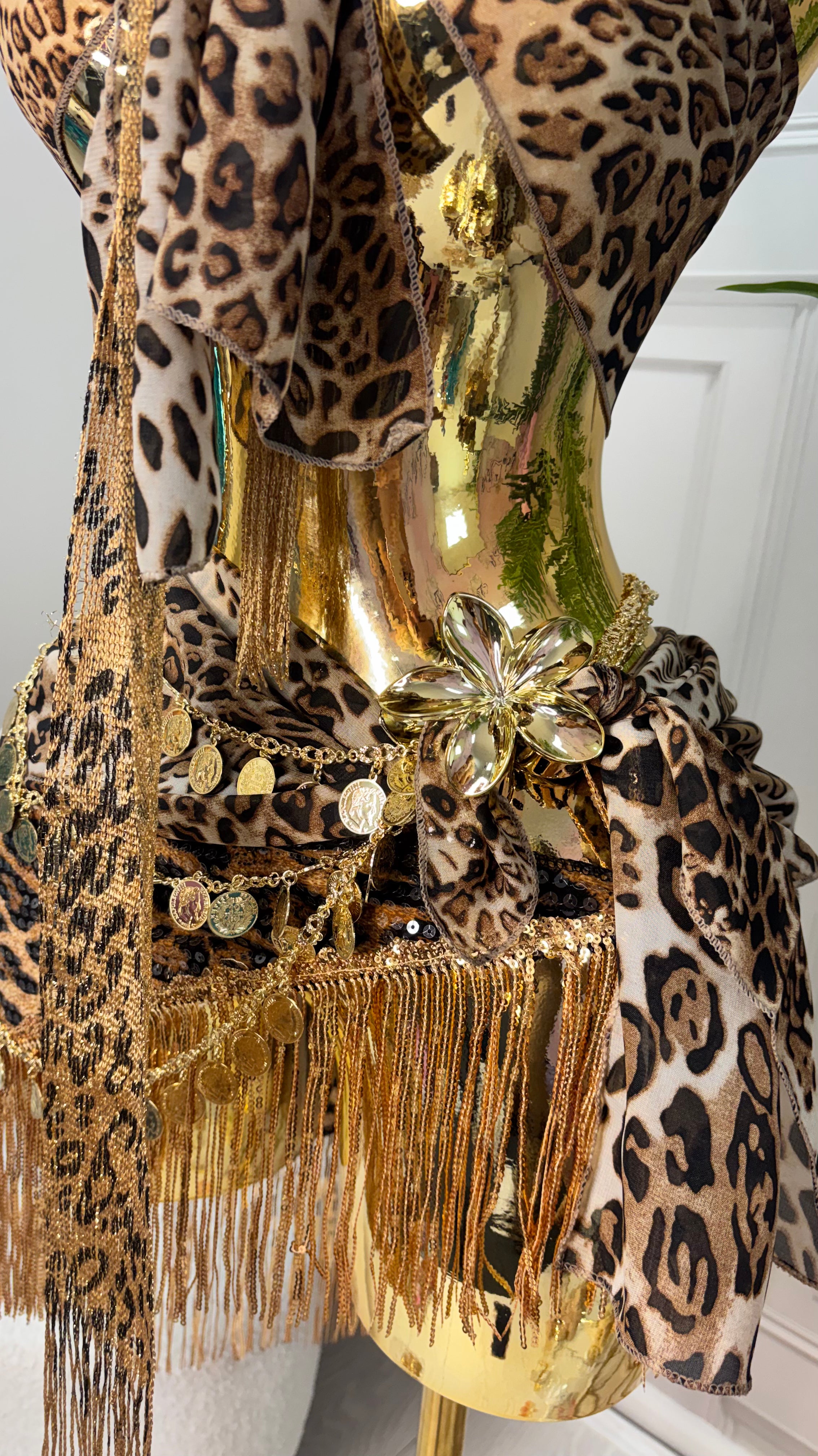 Pre-Order Golden Leopard Luxe Fairy Outfit image 2