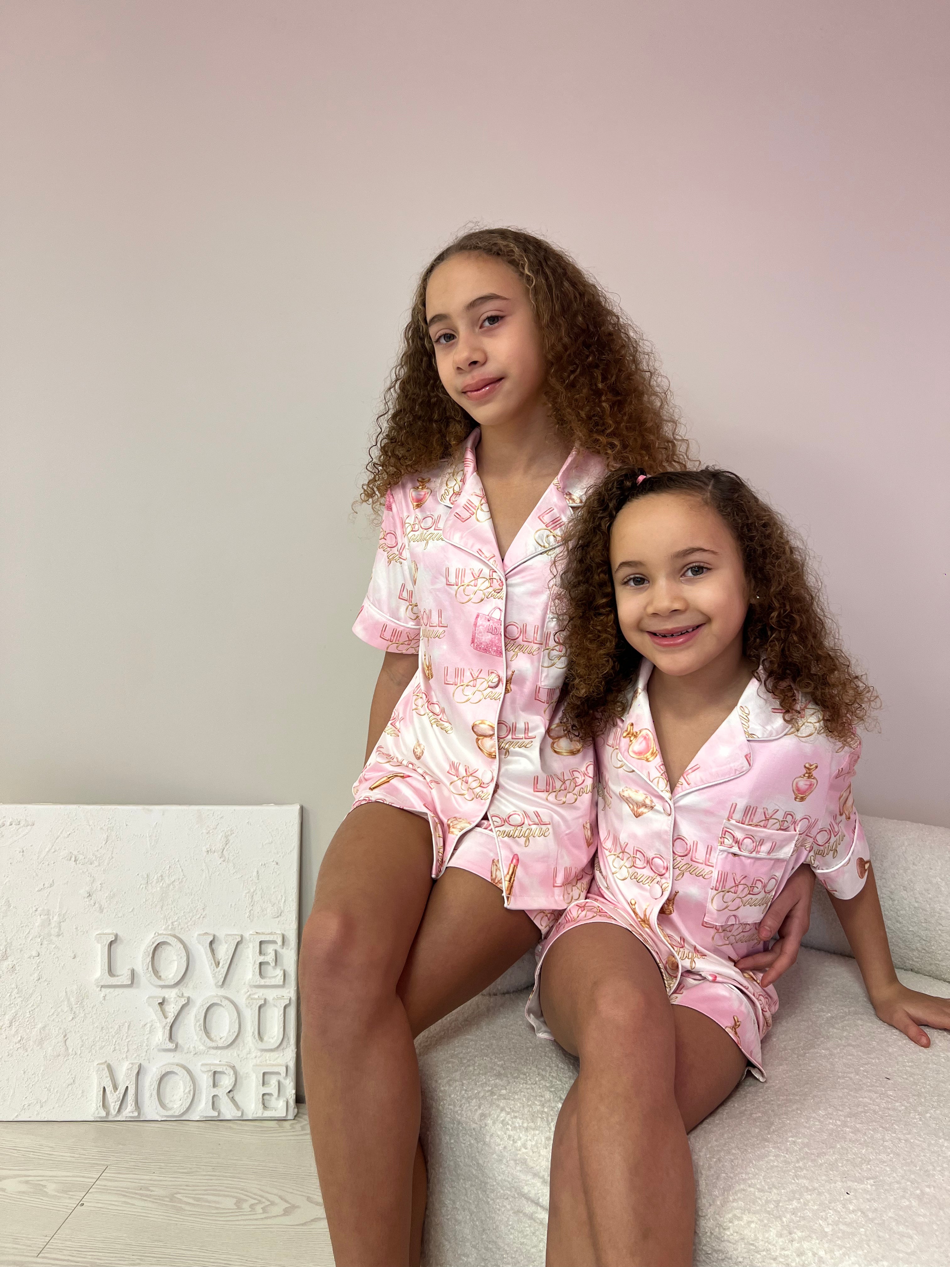 Lily Doll Lovers Pyjamas Shorts Set image 0