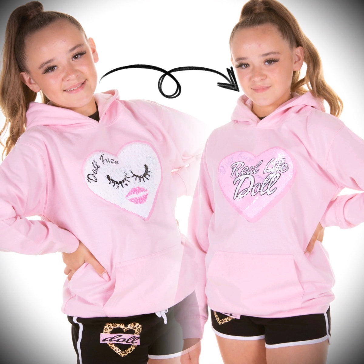 Switch It Reversible Sequin Hoodie image 0