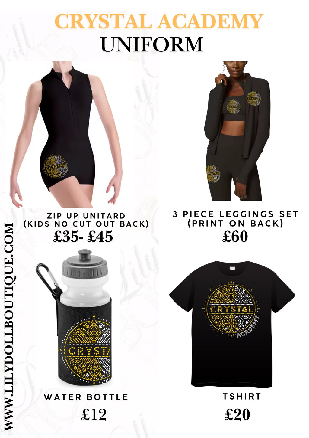 Crystal Acdemy Dance School Uniform image 1