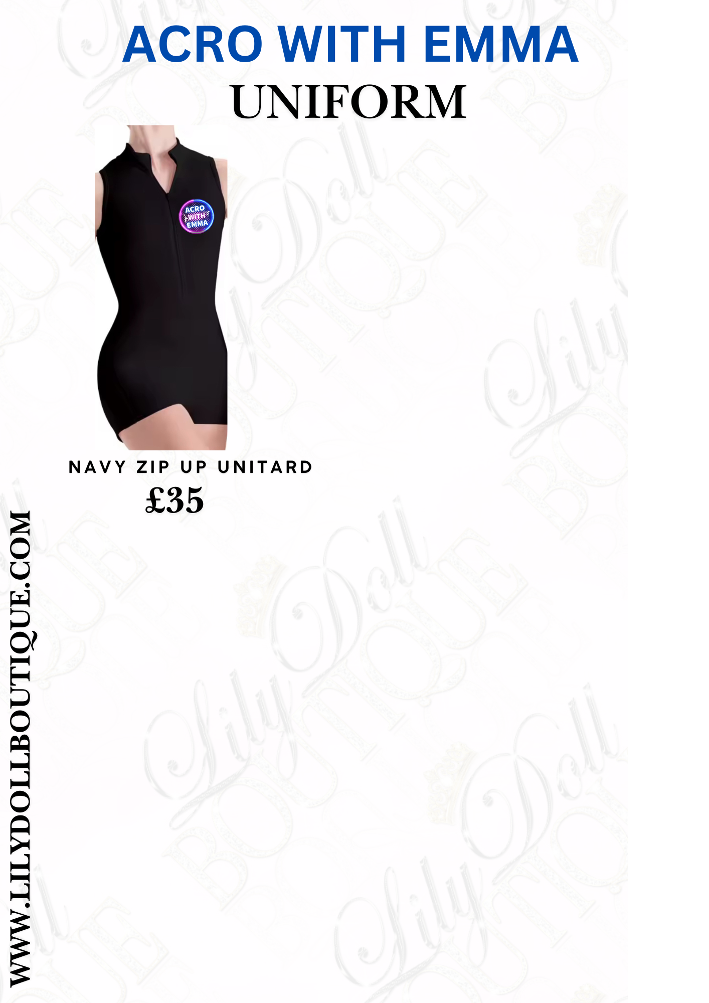 Acro With Emma Uniform image 3