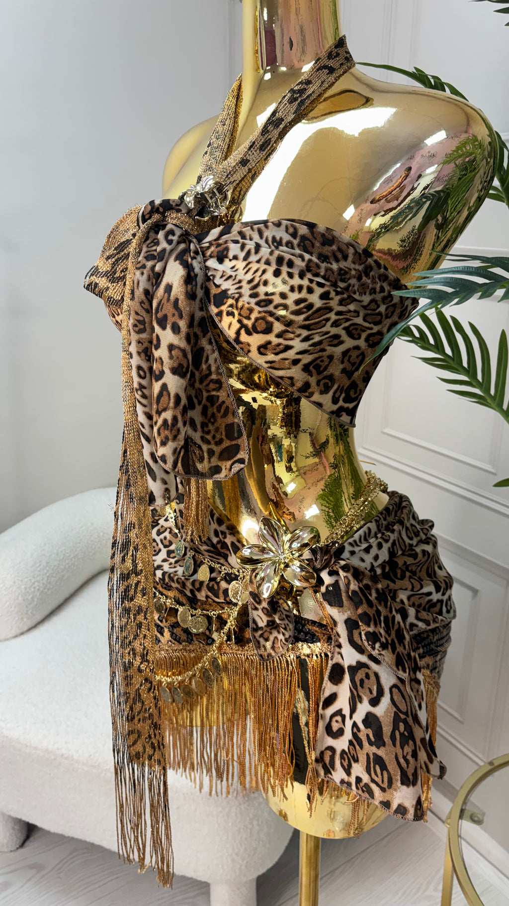 Pre-Order Golden Leopard Luxe Fairy Outfit image 4