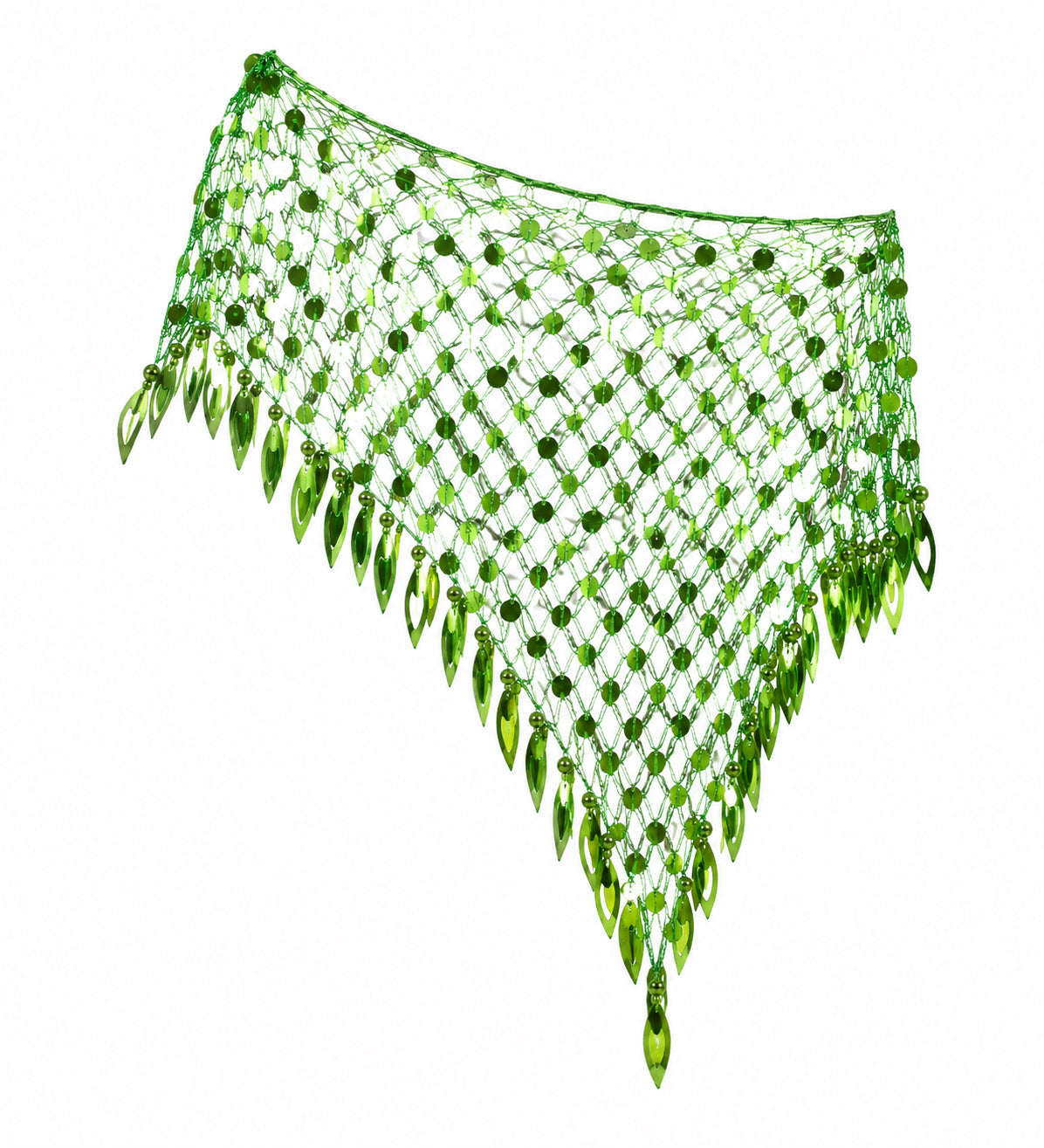 The Green Goddess Poncho Shawl image 1