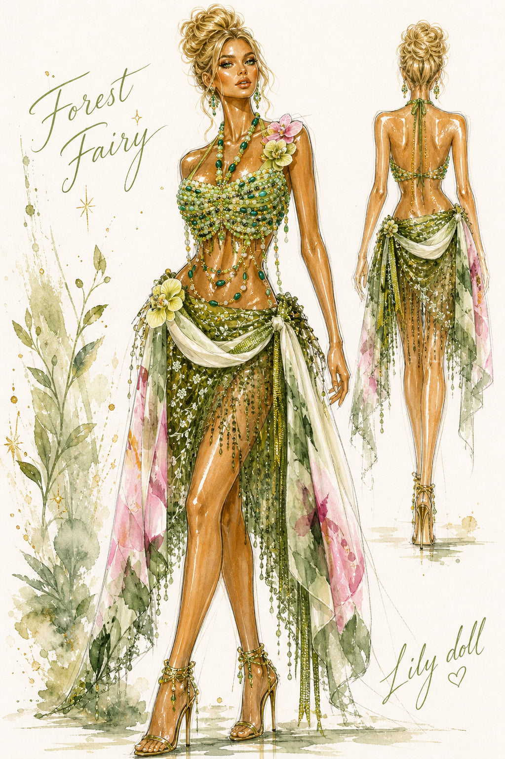 Forest Fairy Full Outfit image 1