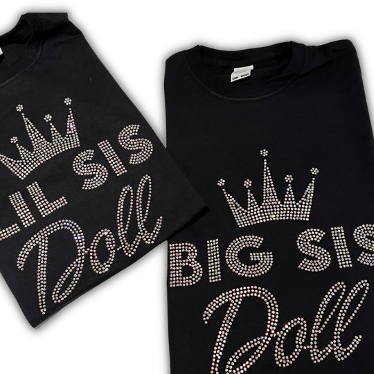 Big Or Lil Sis Doll Tshirt Or Sweatshirt  image 0
